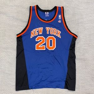Champion New York Knicks #20 Allan Houston Jersey